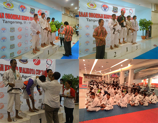 UKM Shorinji Kempo Universitas Esa Unggul meraih 1 Medali Perak dan 5 Medali Perunggu pada Kejuaraan Shorinji Kempo Walikota Tangerang Cup 2016