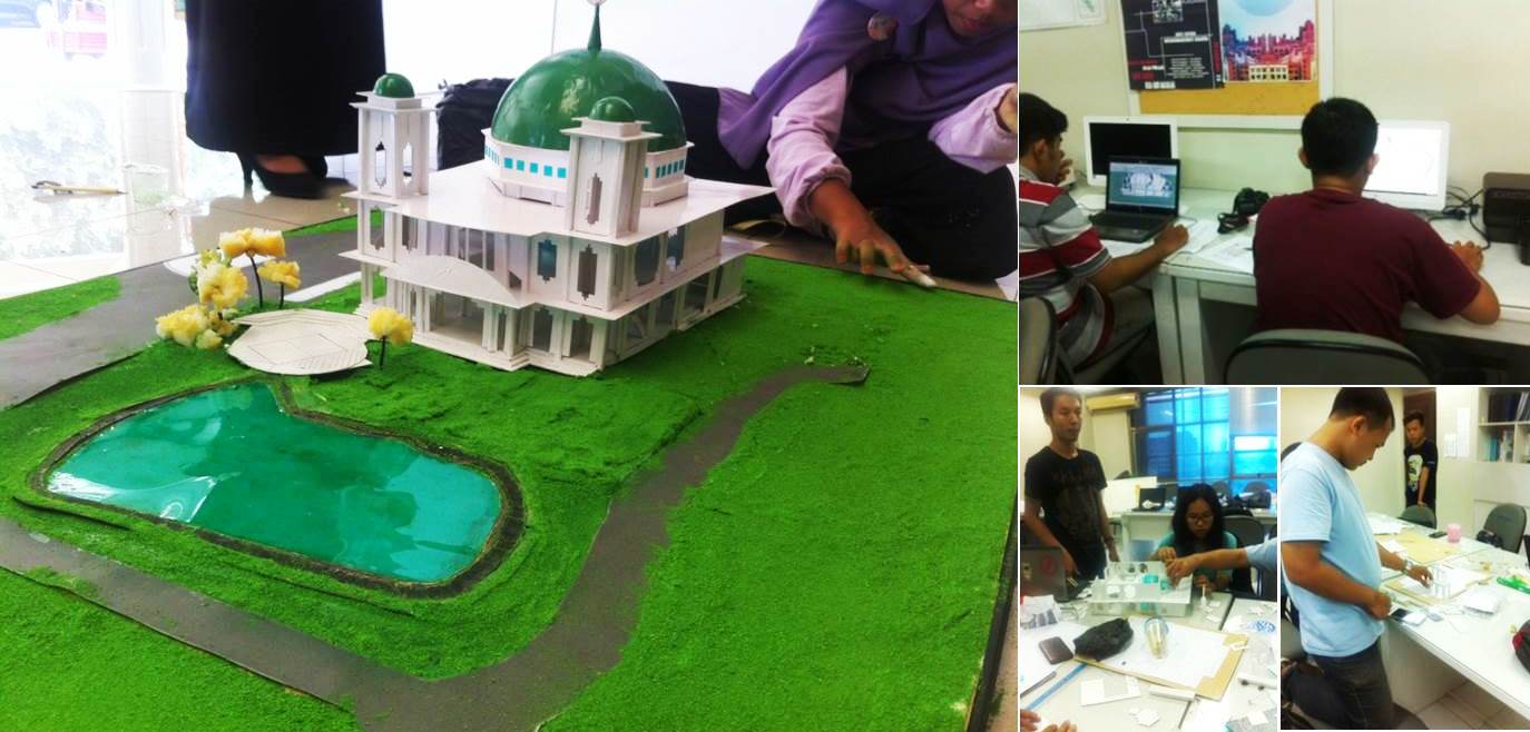 Pembuatan Bangunan Mesjid dan Landscape Kawasan