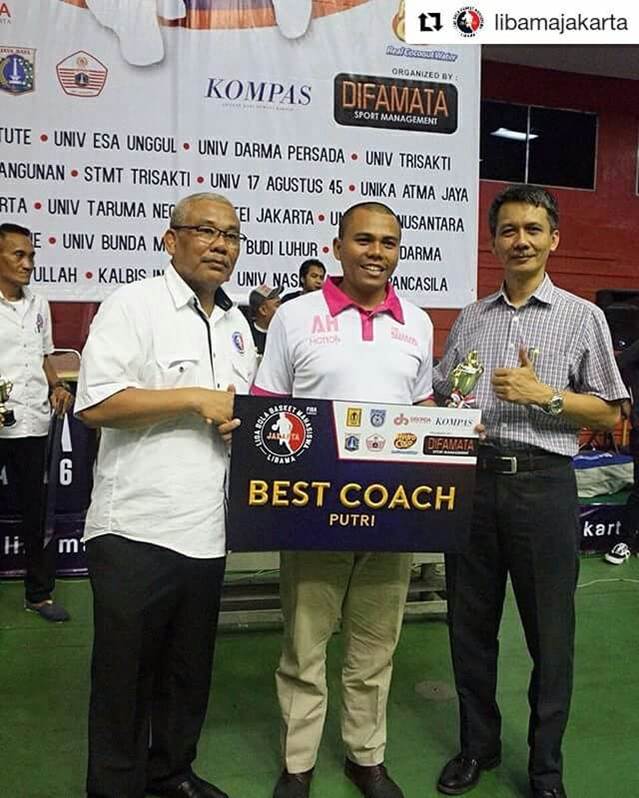 Best Coach putri di Libama Jakarta 2016