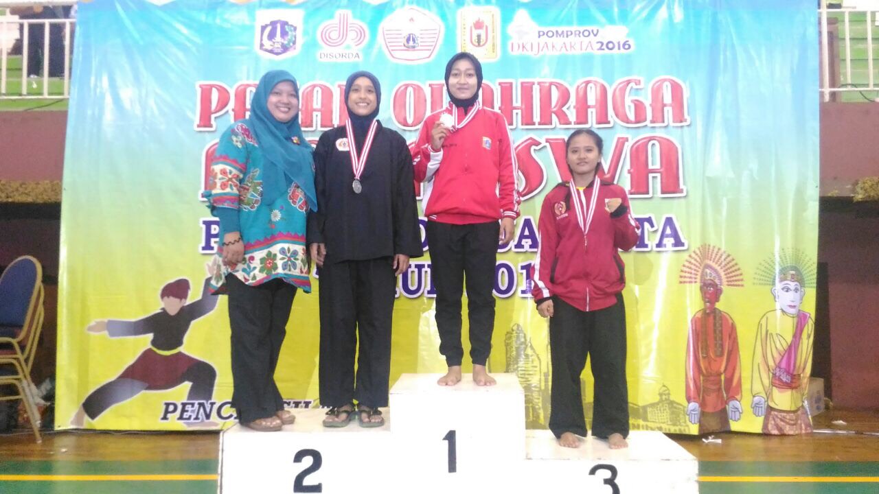 Ely Syafitri Juara III Pencak Silat Pomprov DKI Jakarta, 2016