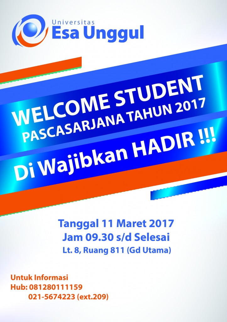 Welcome Student Program Pascasarjana 2017