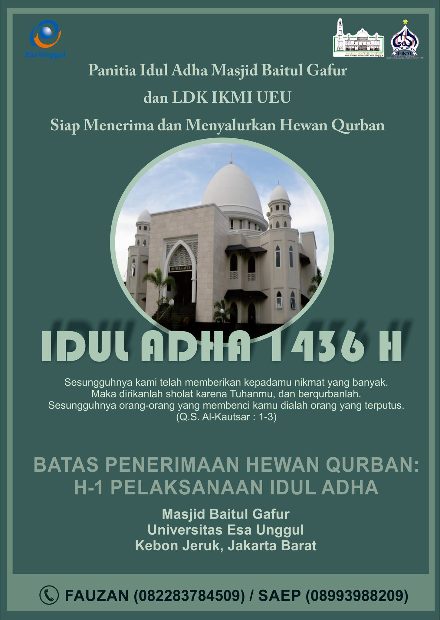 830 Koleksi Gambar Masjid Dan Hewan Qurban Gratis