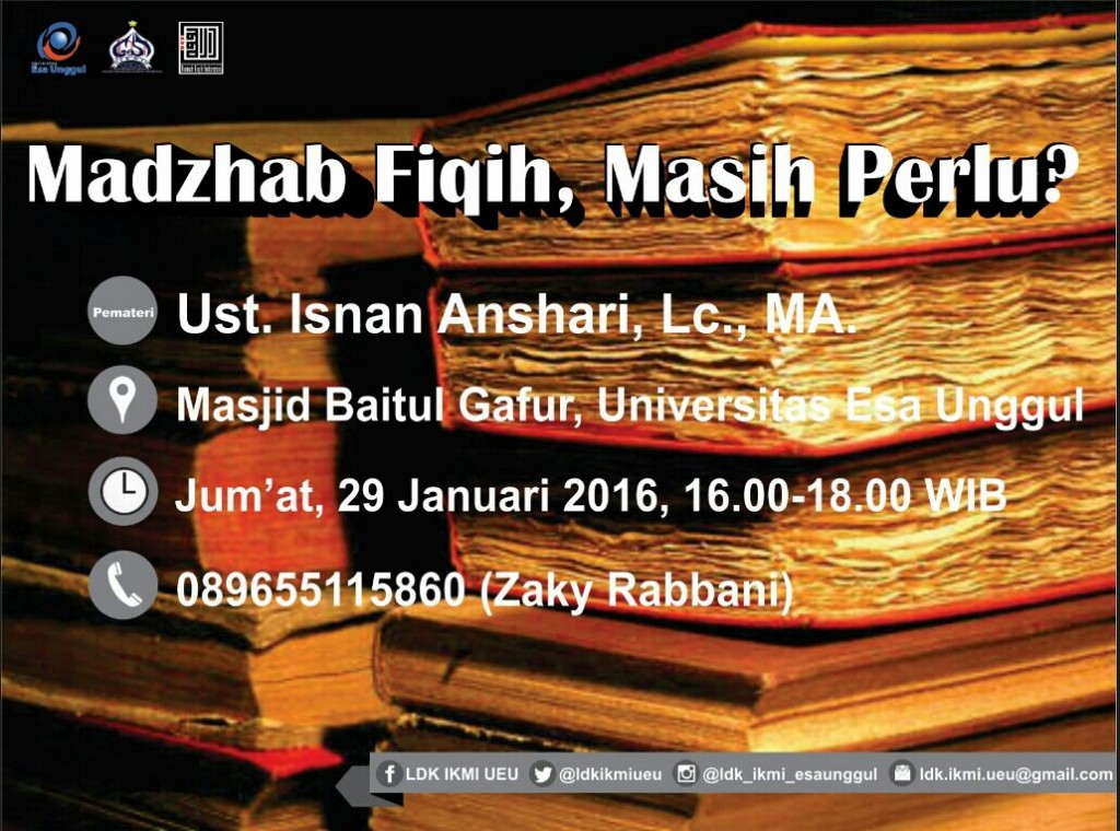 LDK IKMI Universitas Esa Unggul bersama Rumah Fiqih
