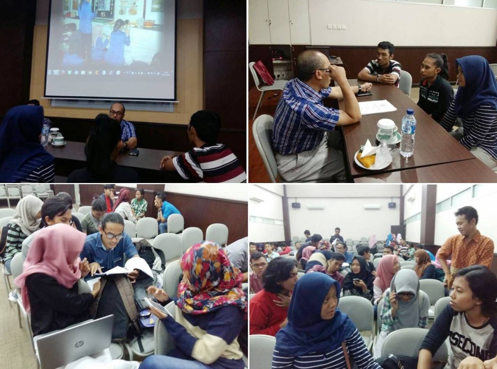 Kelompok Beasiswa UEU mengikuti Coaching Clinic