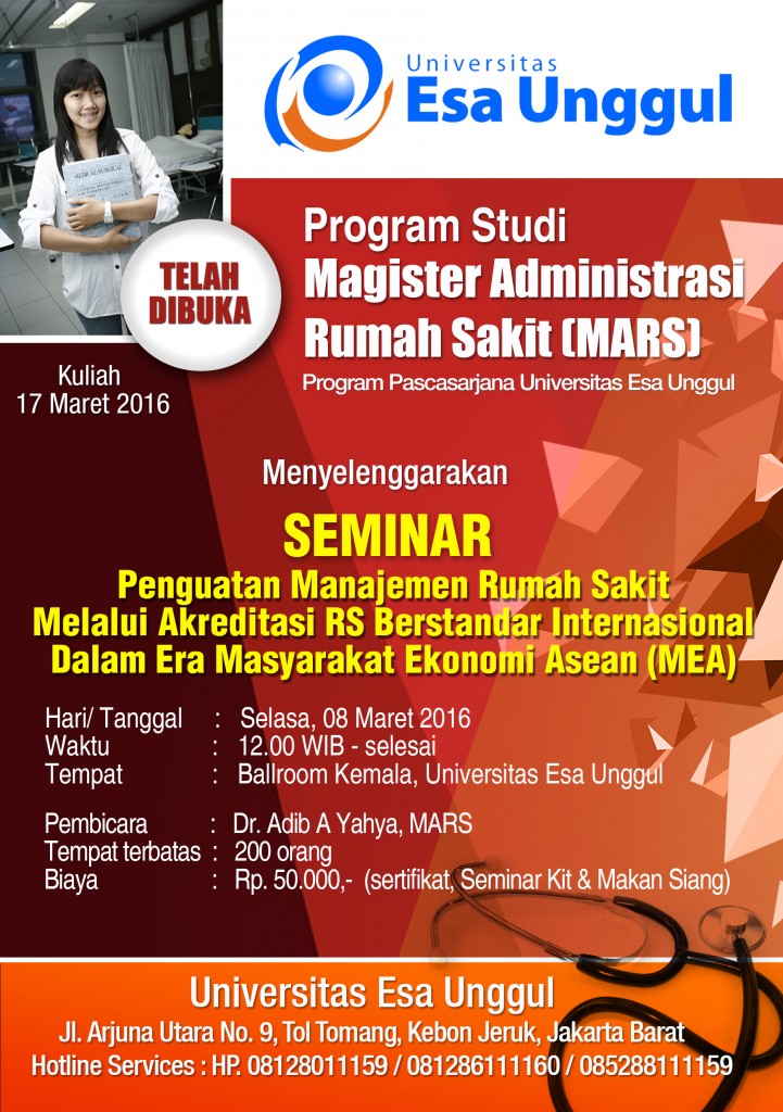 Seminar Pascasarjana MARS Universitas Esa Unggul