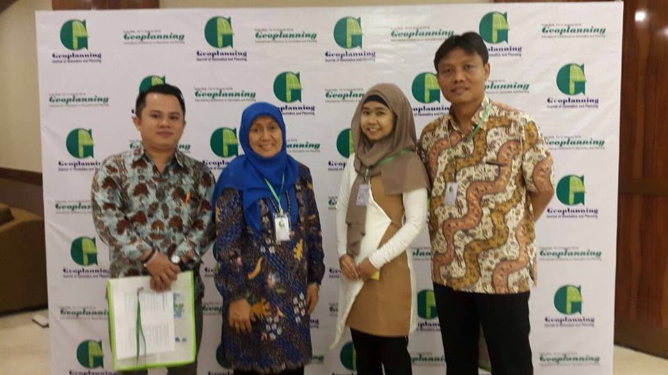 kerjasama planologi 1 International Conference "The 1 st geoplaning international conference on gromatics and planning" Bali