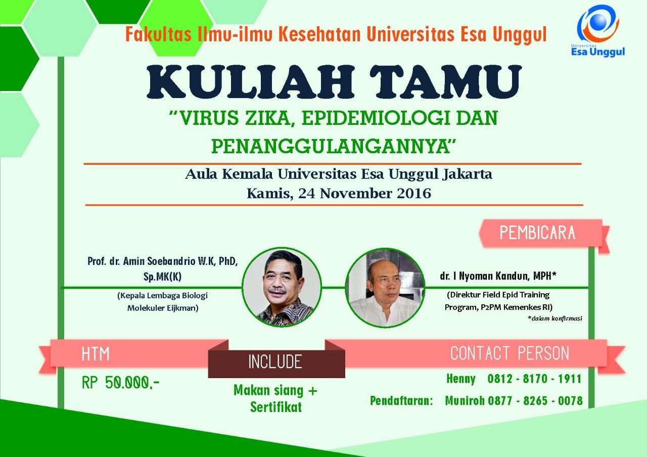 Kuliah Tamu Fakultas Ilmu Kesehatan