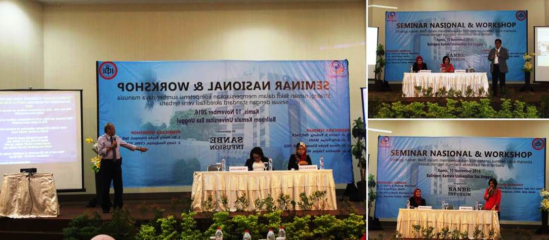 Para Pembicara di Acara Seminar dan Workshop