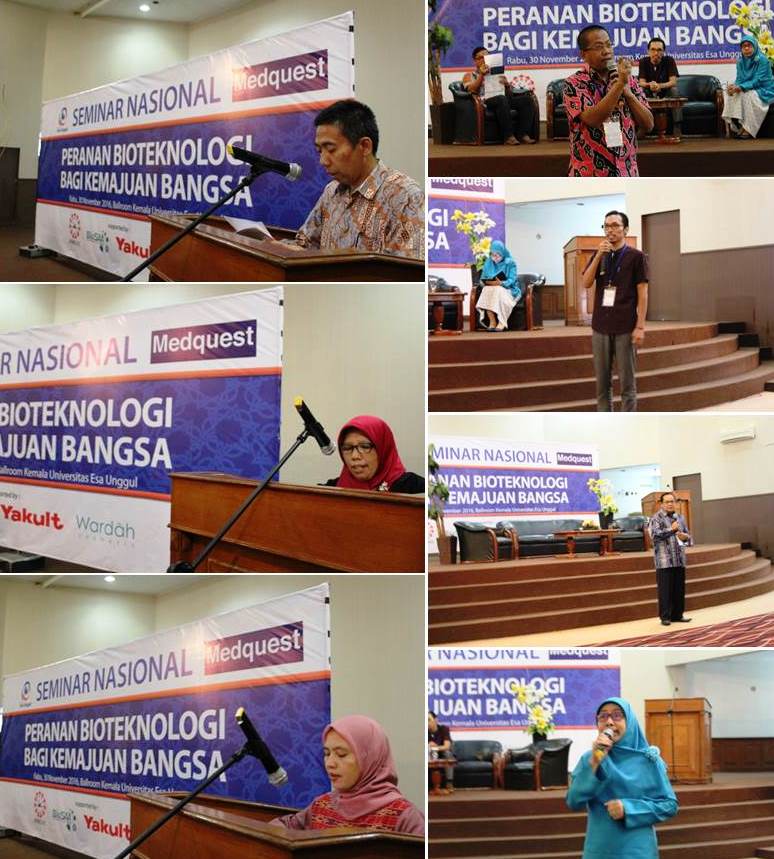 Pembicara di Seminar Bioteknologi
