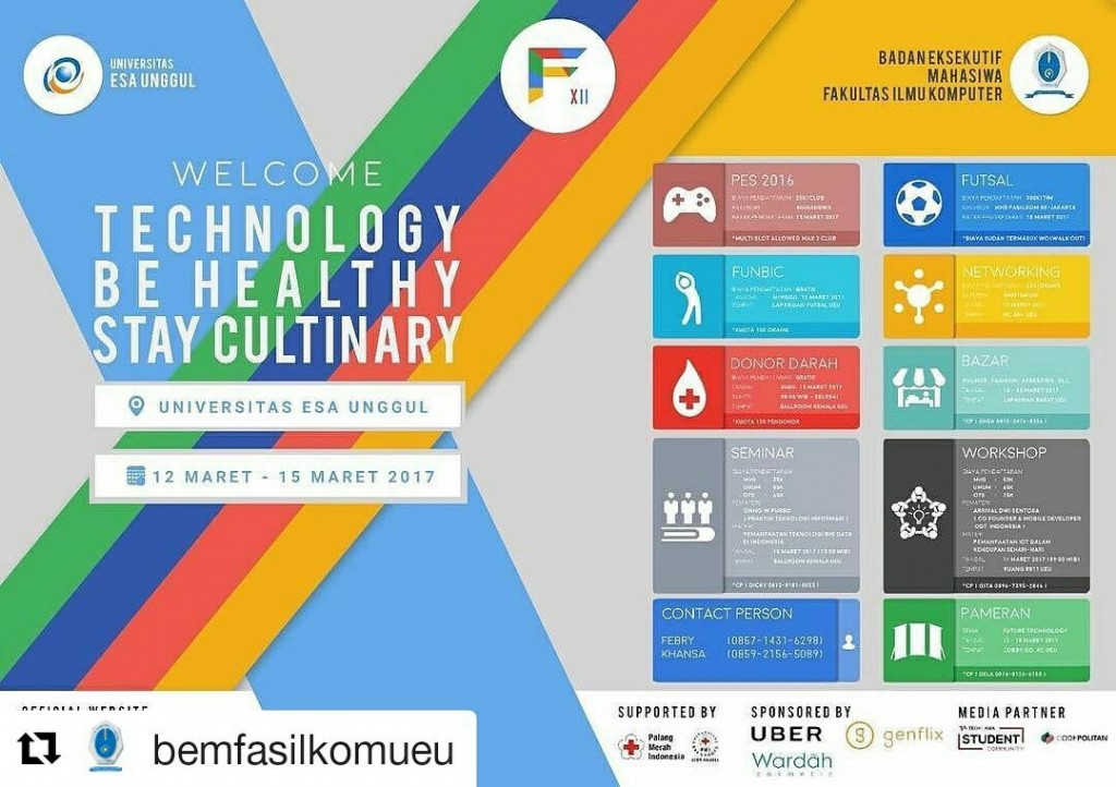 FASILKOM University of Esa Unggul proudly present FASDAYS XII