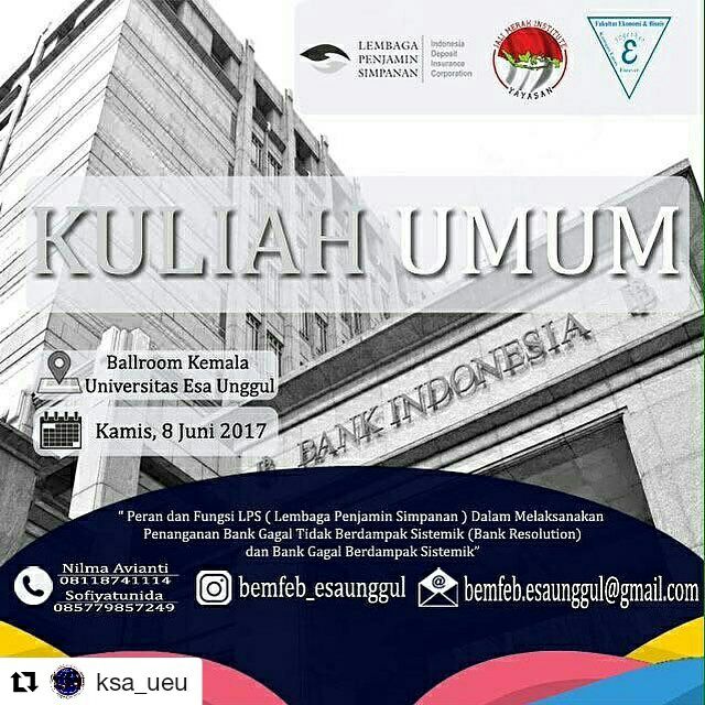 BEM FEB Proudly Present Kuliah Umum