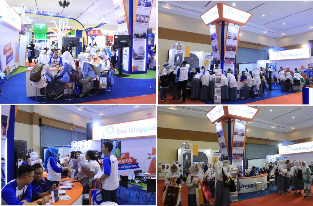 Meraiahnya Stan Esa Unggul di Pameran Pendidikan