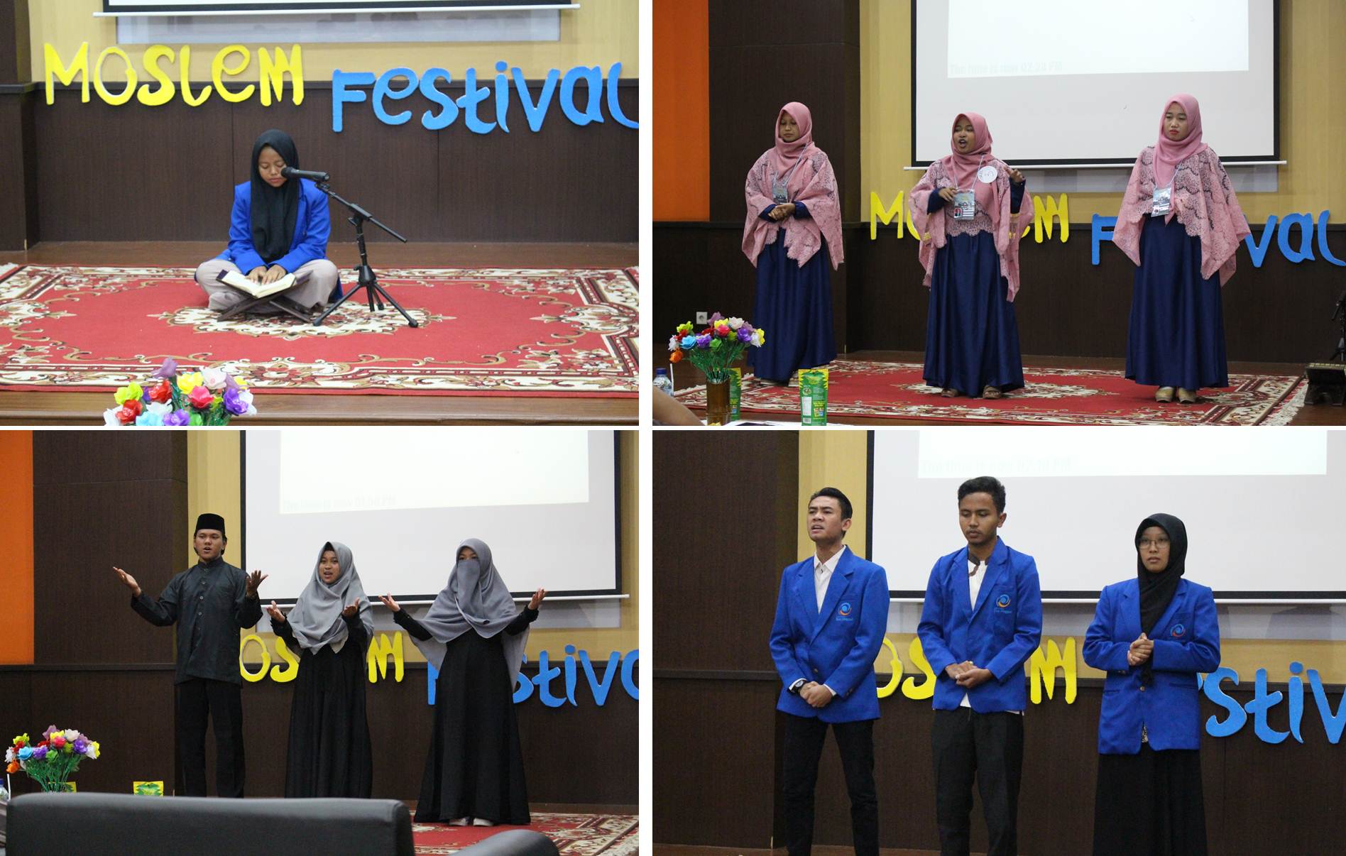 Perlombaan di Moslem Festival