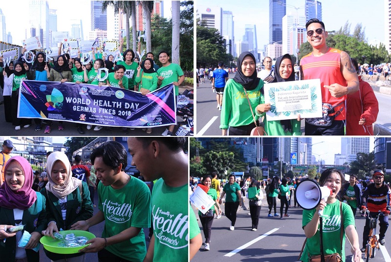 Suasana Saat Orasi dan Bagi-bagi Sarapan Gratis