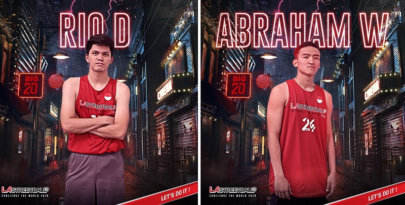 Dua Mahasiswa yang ikut dalam Turnamen Basket