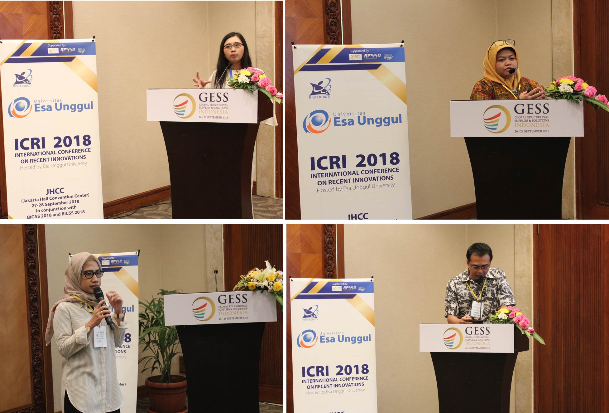Sejumlah Dosen Saat Presentasi Callpaper 2018