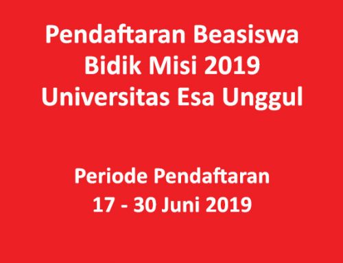 Pendaftaran Beasiswa Bidikmisi 2019