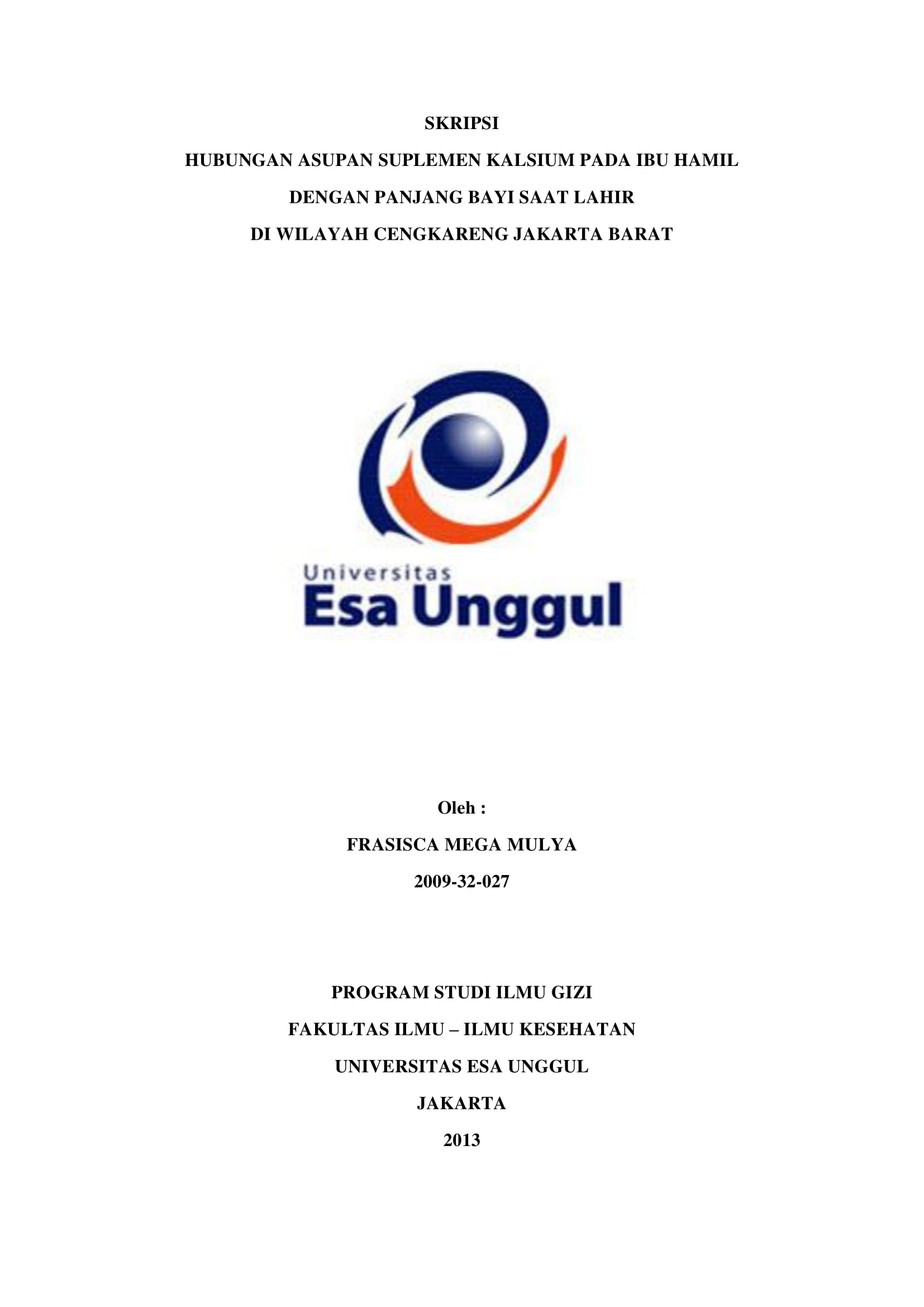 Ibu Hamil Archives Universitas Esa Unggul