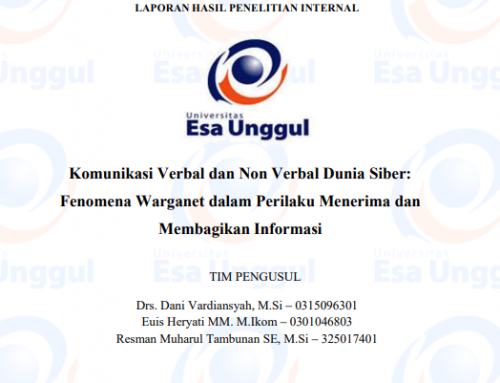 Komunikasi Verbal Dan Non Verbal Dunia Siber: Fenomena Warganet Dalam Perilaku Menerima Dan Membagikan Informasi