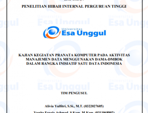 Kajian Kegiatan Pranata Komputer Pada Aktivitas Manajemen Data Menggunakan Dama-dmbok Dalam Rangka Inisiatif Satu Data Indonesia