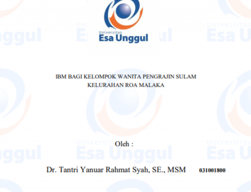 IBM Bagi Kelompok Wanita Pengrajin Sulam Kelurahan Roa Malaka