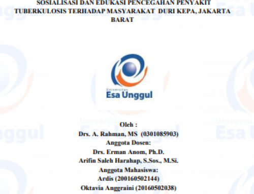 Program Pengabdian Masyarakat Sosialisasi Dan Edukasi Pencegahan Penyakit Tuberkulosis Terhadap Masyarakat Duri Kepa, Jakarta Barat