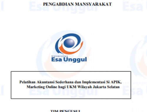 Pelatihan Akuntansi Sederhana Dan Implementasi Si Apik, Marketing Online Bagi Ukm Wilayah Jakarta Selatan