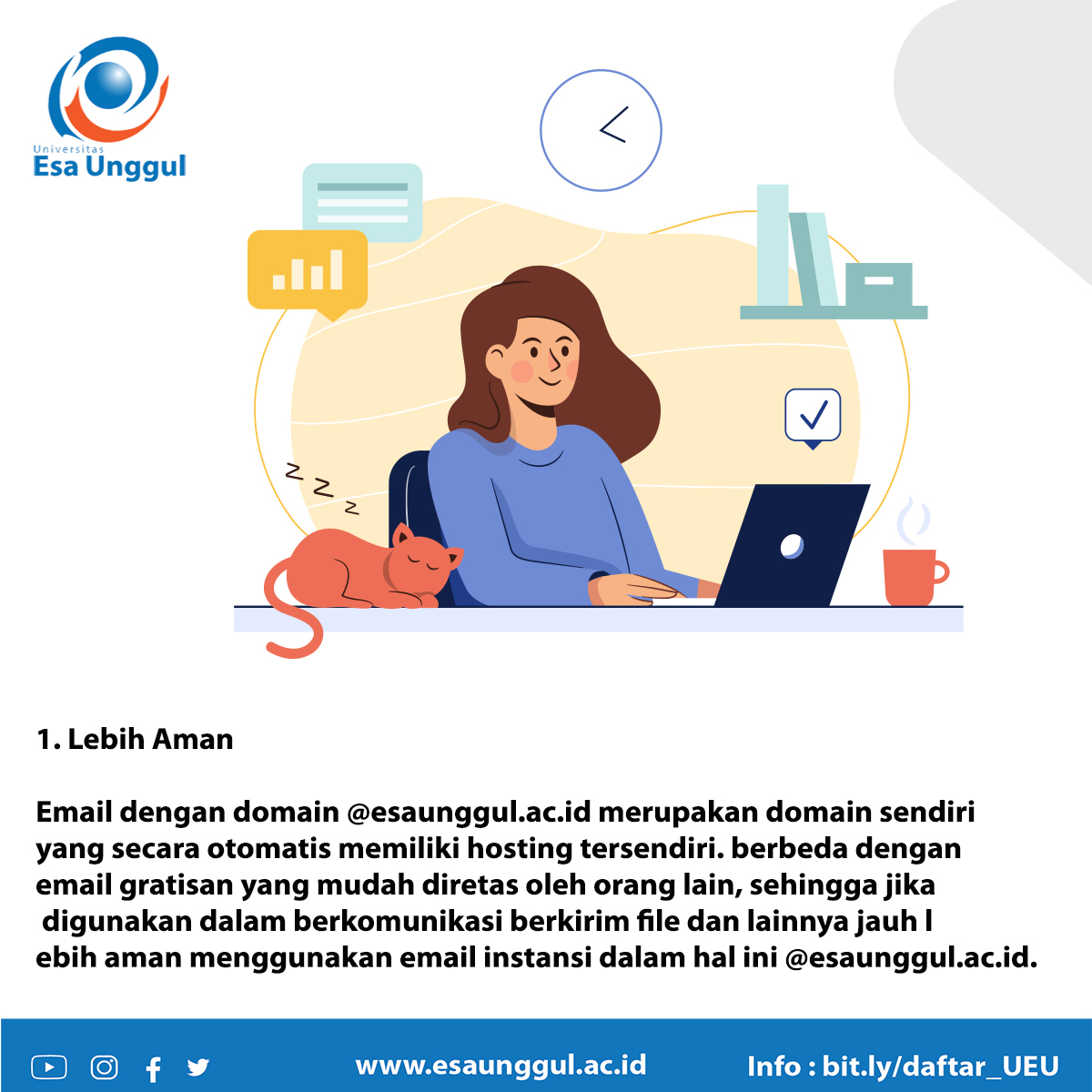 Memiliki Email Esa Unggul menjadi Lebih aman