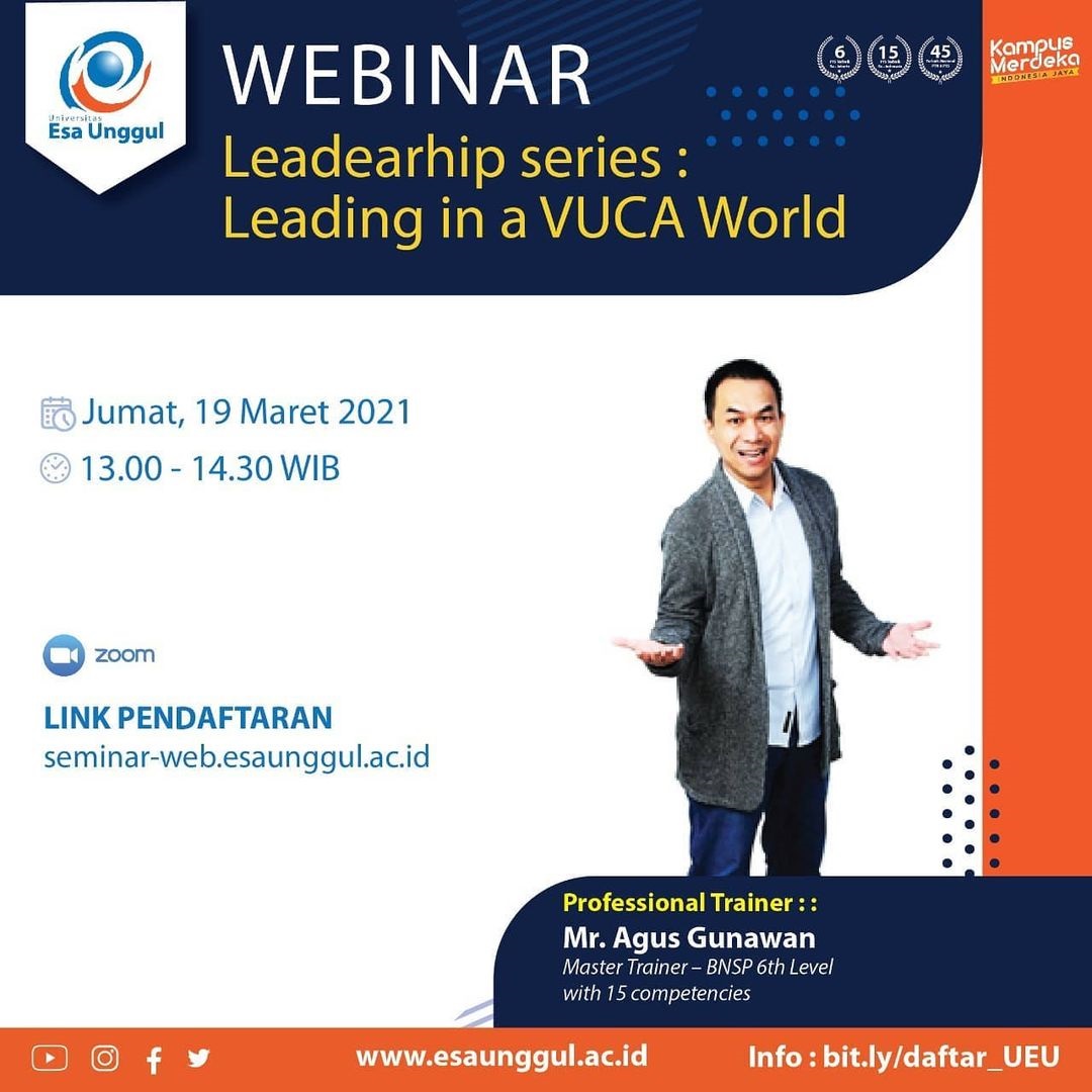 Leadearhip series Leading in a VUCA World