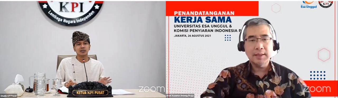 Universitas Esa Unggul Berkolaborasi Bersama Komisi Penyiaran Indonesia Mewujudkan Tenaga Kerja Kompeten di Bidang Penyiaran