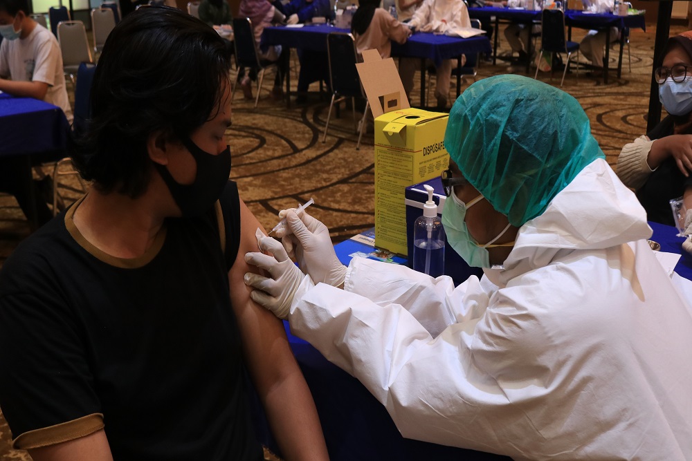 Salah Satu Peserta Vaksinasi dosis ke-2