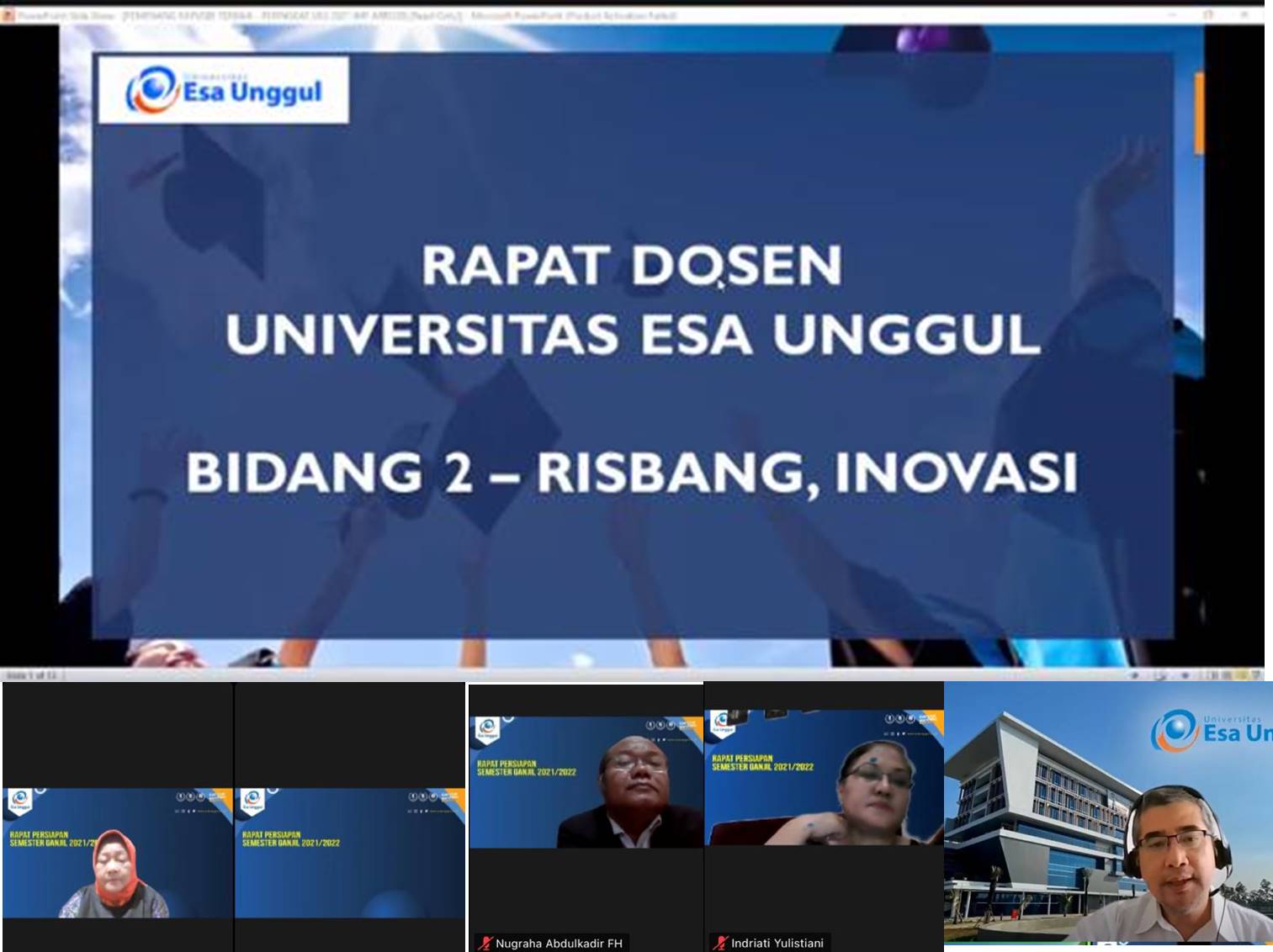 Rapat Dosen Universitas Esa Unggul