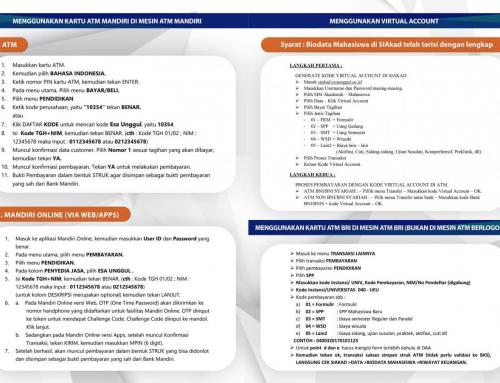 Tata Cara Pembayaran dan Aktivasi Tagihan Semester