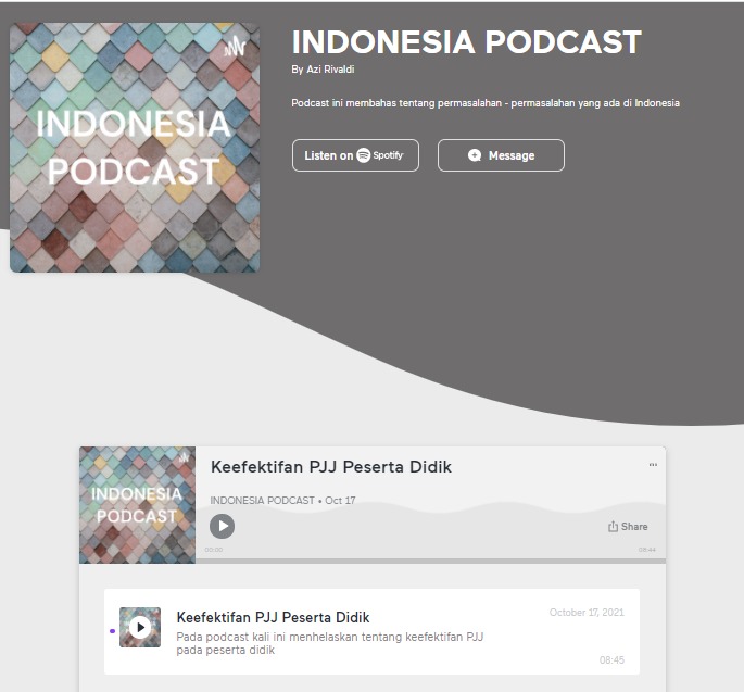 Podcast Kepala MI Nurul Yaqin