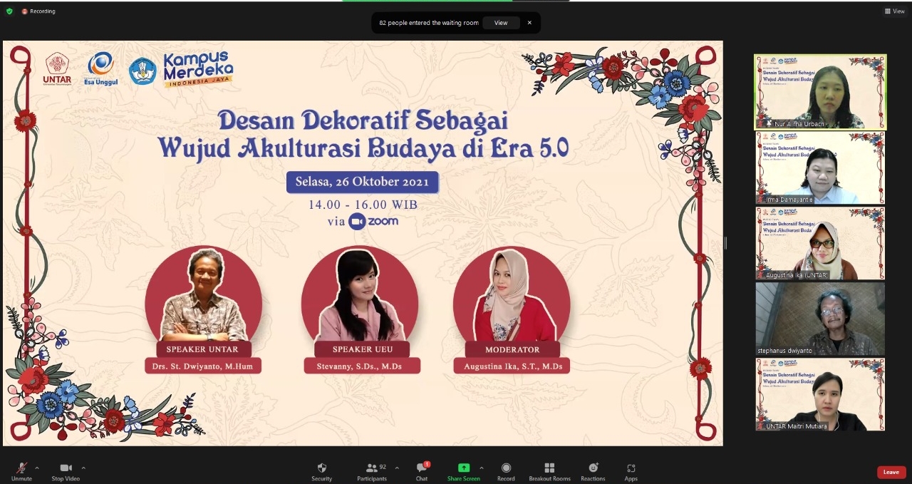 Webinar Desain Dekoratif-Opening