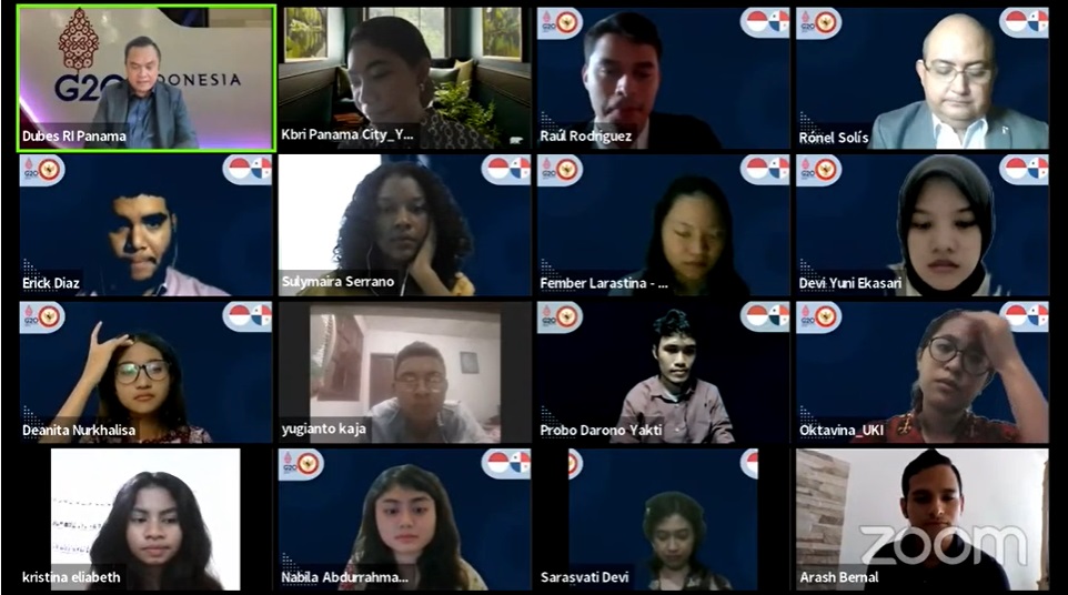 Suasana Saat Acara Indonesia-Panama Youth Forum