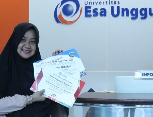Keren! Dosen Esa Unggul Jadi Juara Speak Up Competition di Asia Pasific Youth SDGS Summit 2022