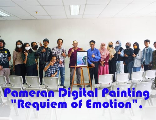 Mahasiswa Desain Komunikasi Visual UEU Menggelar Pameran Digital Painting “Requiem of Emotion”