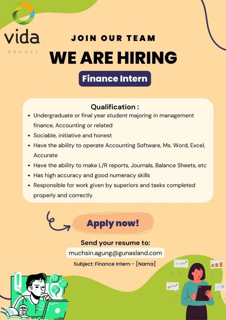 Lowongan Intern Vida Bekasi
