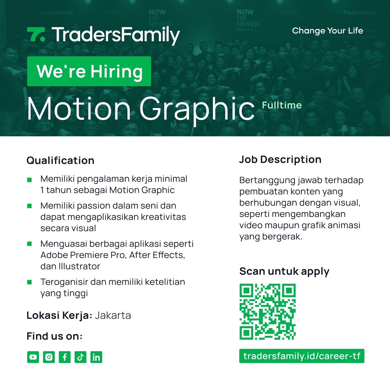 Lowongan PT Traders Family International