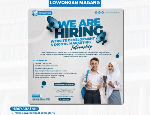 Lowongan Magang Mandiri AHS MANAJEMEN
