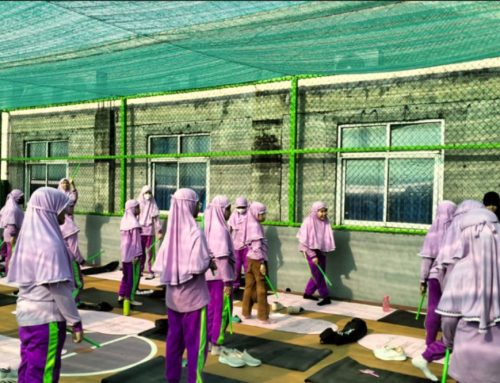 Esa Unggul Laksanakan Senam RAS dengan Pound Fit