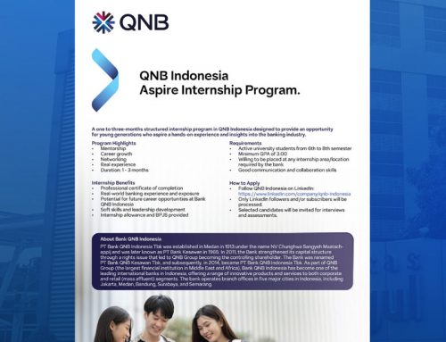 Lowongan Magang Mandiri PT Bank QNB Indonesia,Tbk