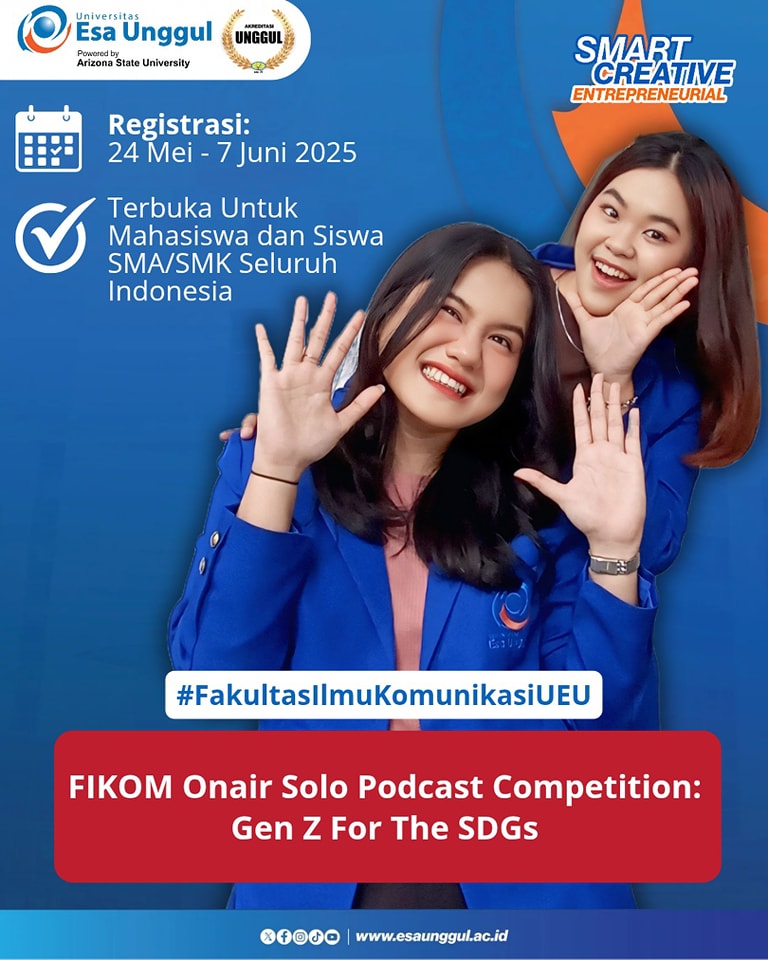 FIKOM Onair Solo Podcast Competition Gen Z for The SDG’S