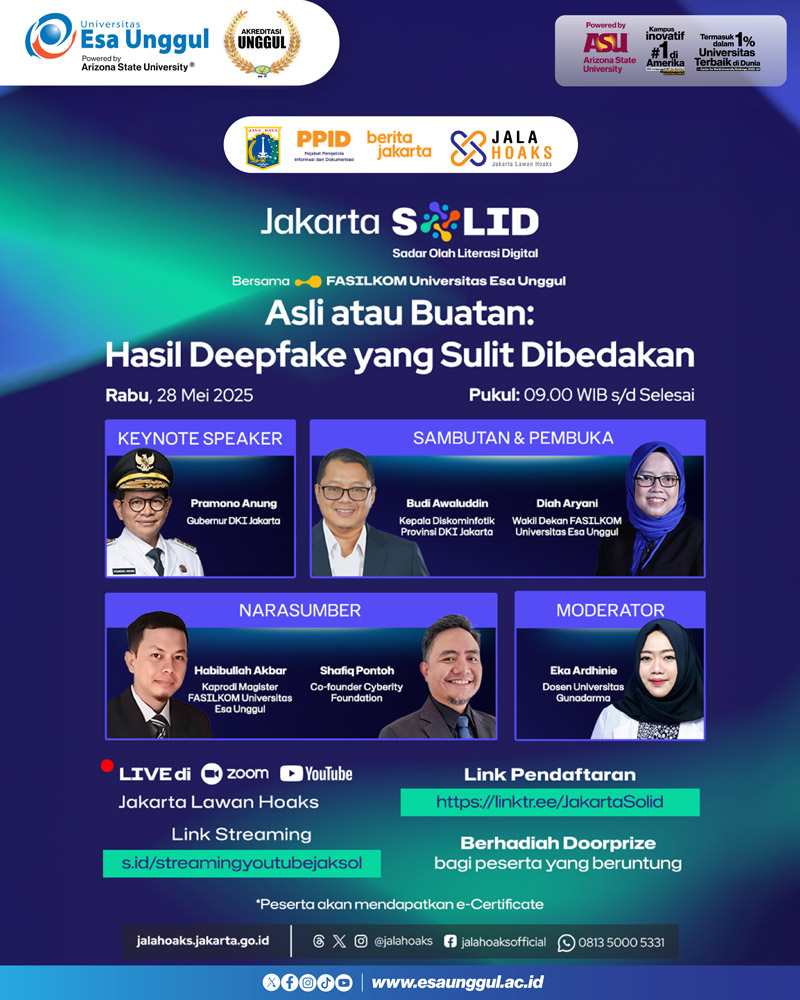 Seminar Jakarta Solid – Sadar Olah Literasi Digital